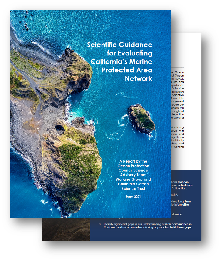 Cover of OST's Science Guidance for Evaluating California's MPA Network report