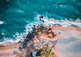 Aerial photograph of Point Dume, Malibu