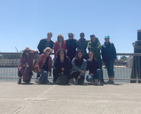 A photograph of OST staff from May 2021
